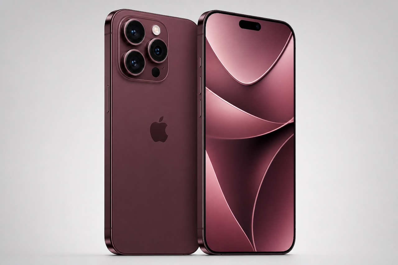 iPhone 18 Pro Max Dark Cherry Battery AI Generated