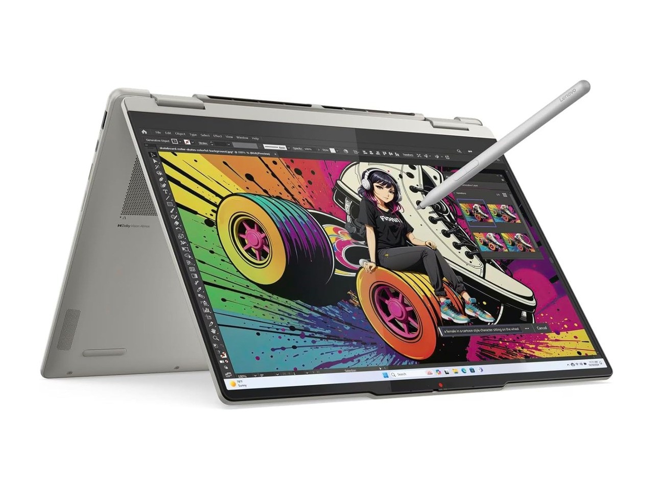 Lenovo Yoga 7 2-in-1 14AKP10 with OLED touchscreen and included Yoga Pen