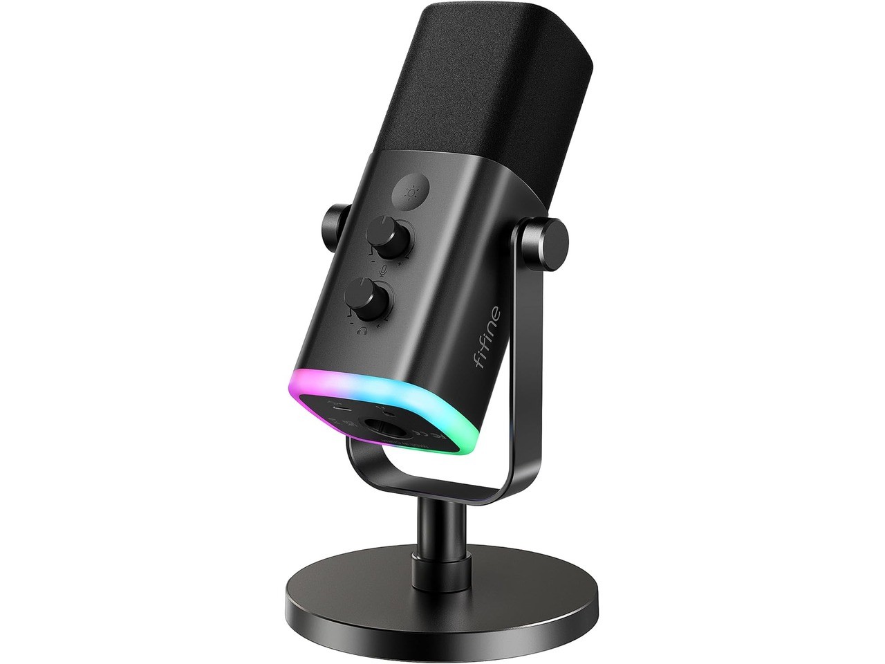 FIFINE AM8 USB and XLR dynamic microphone with desktop stand