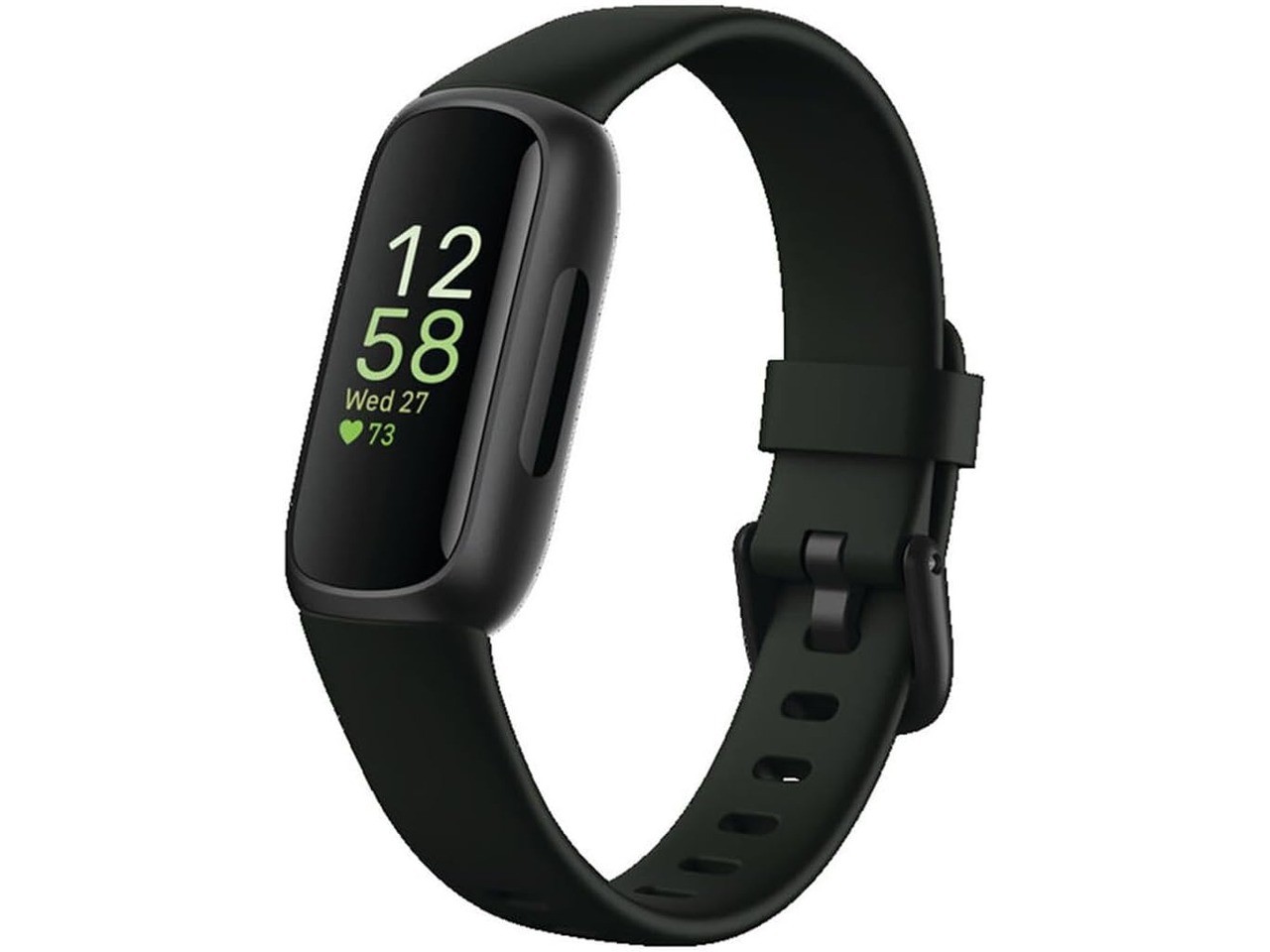 Fitbit Inspire 3 fitness tracker in black and midnight zen