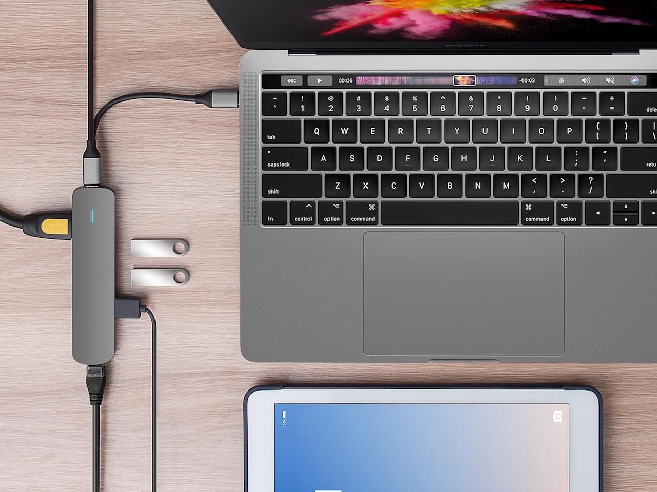 1 HyperDrive Tube 6-in-1 USB-C Hub