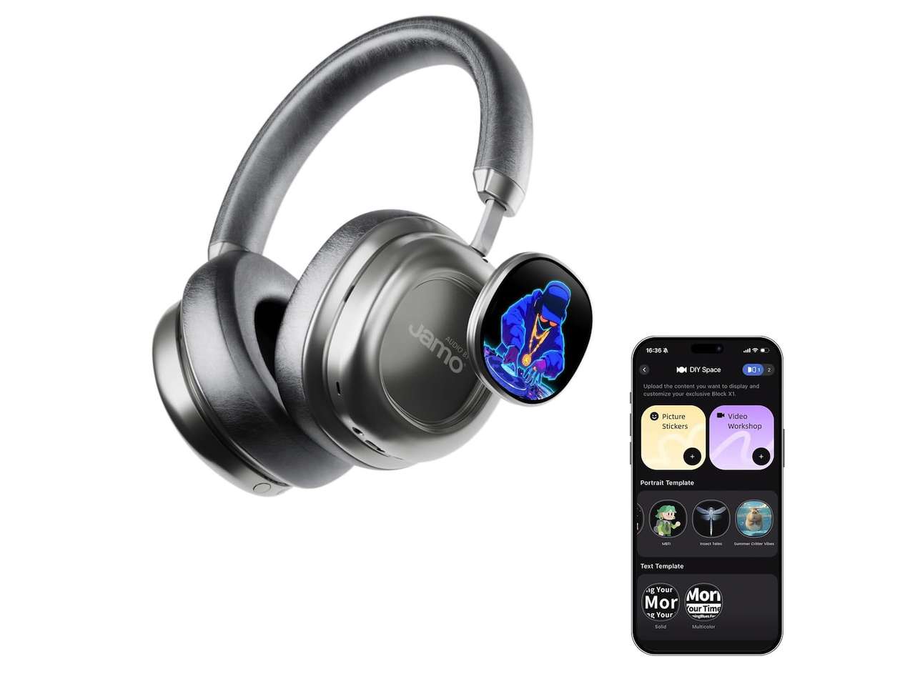 1 MorningBlues VWS X1 Wireless Over Ear Bluetooth Headphones