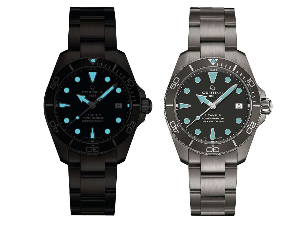 2 Certina DS Action Diver Titanium Watch