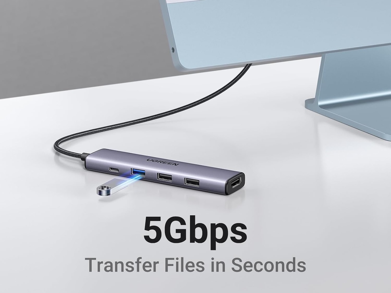 5 UGREEN Revodok 105 USB C Hub 5 in 1