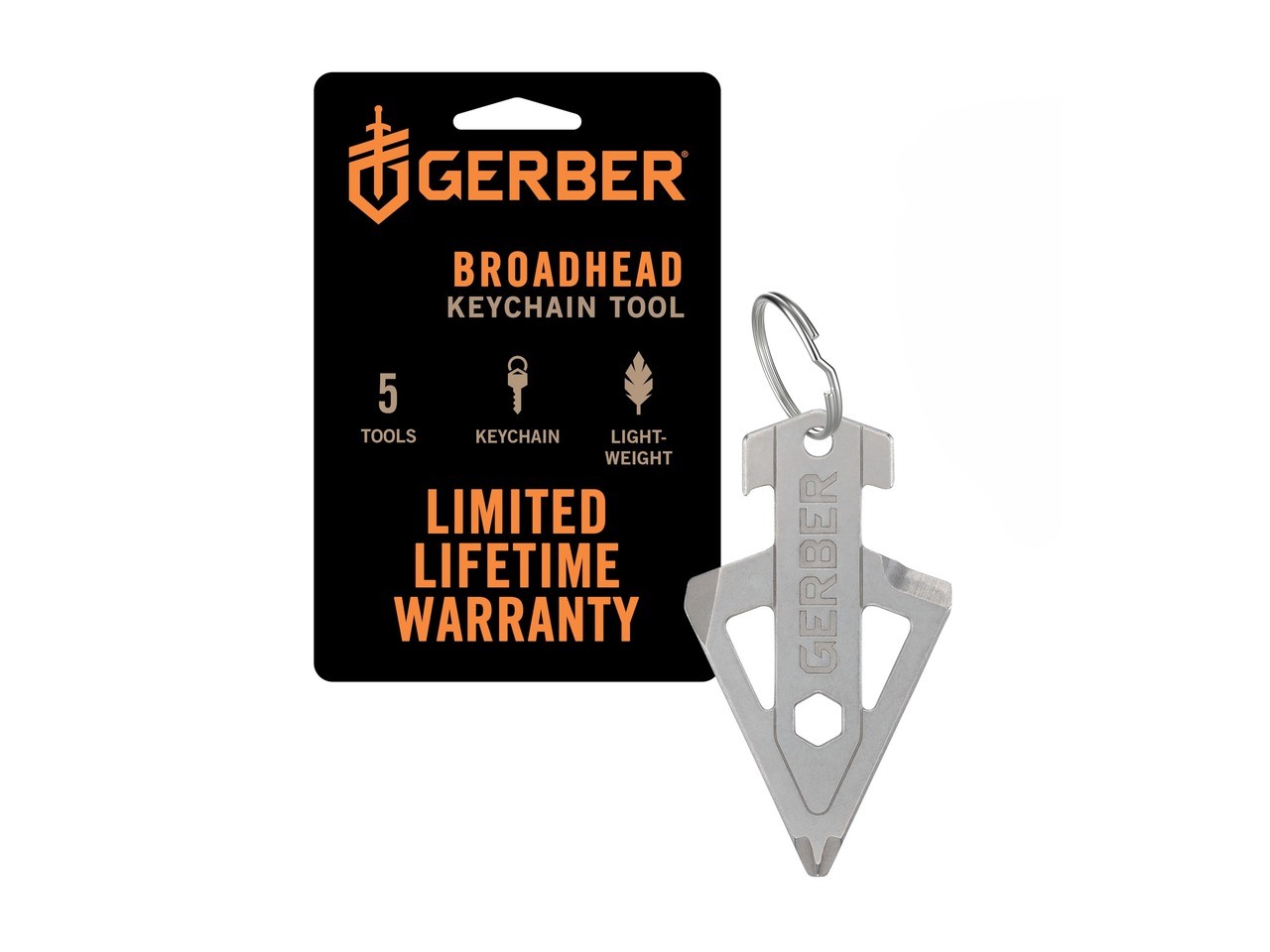 Gerber Broadhead keychain package opener multi-tool