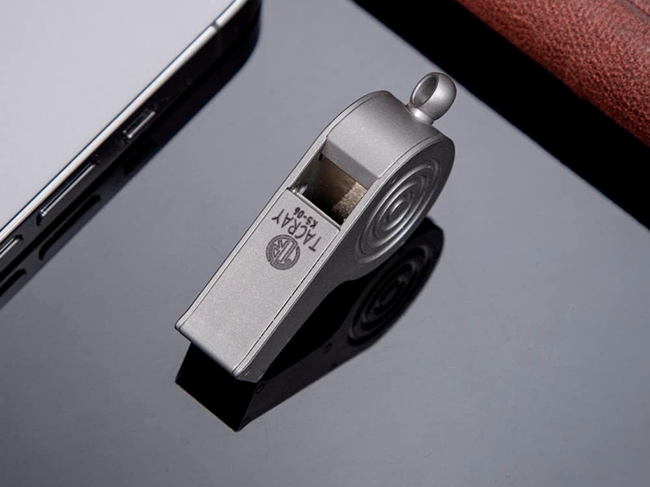 6 Tacray Titanium Classical Whistle