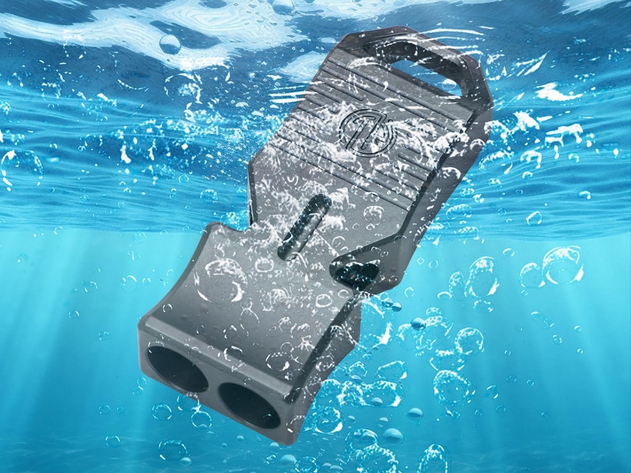 7 Tacray Titanium Keychain Whistle Pealess Variant
