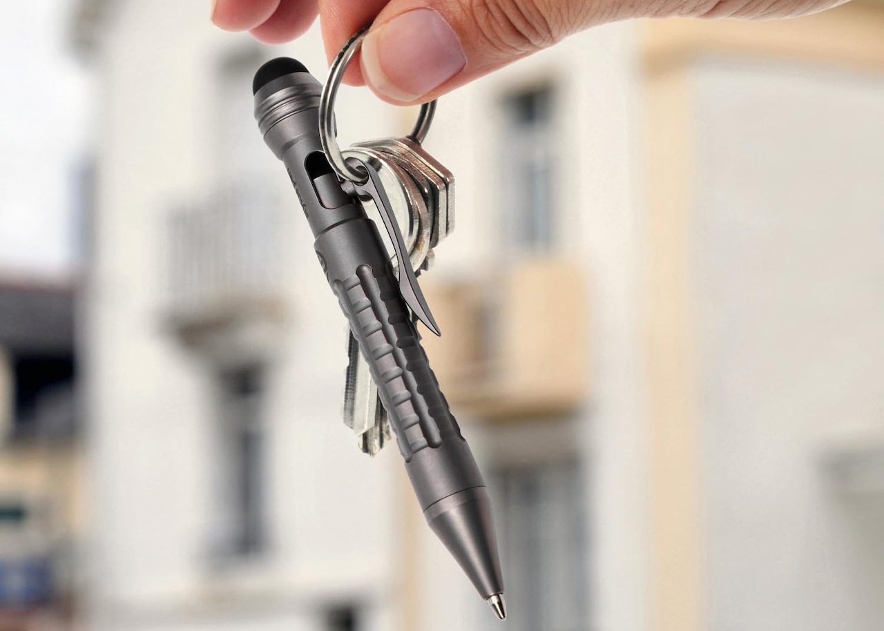 9 Tacray Mini Titanium Bolt-Action Stylus Pen