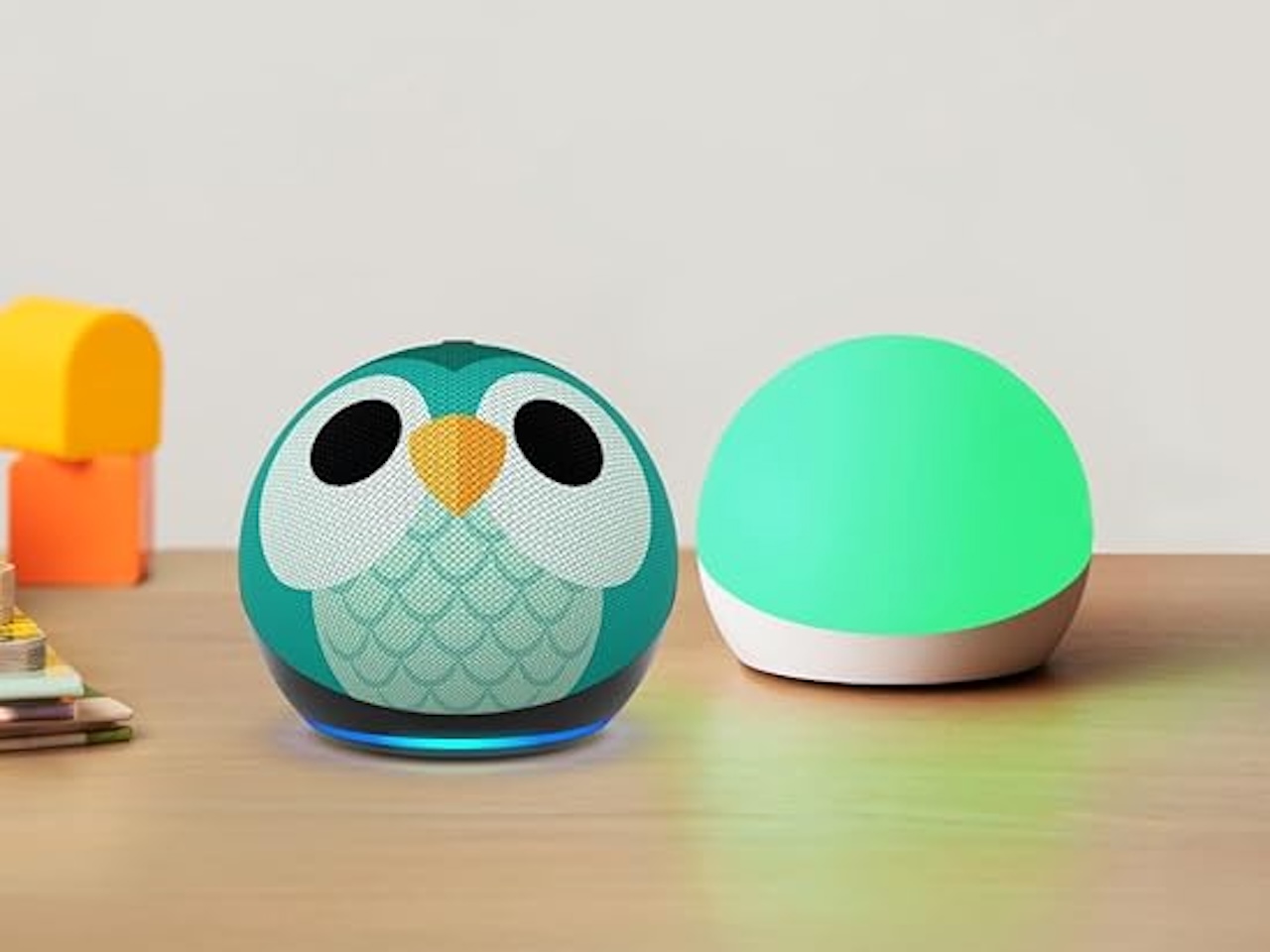 Amazon Echo Dot Kids Owl and Echo Glow Bundle