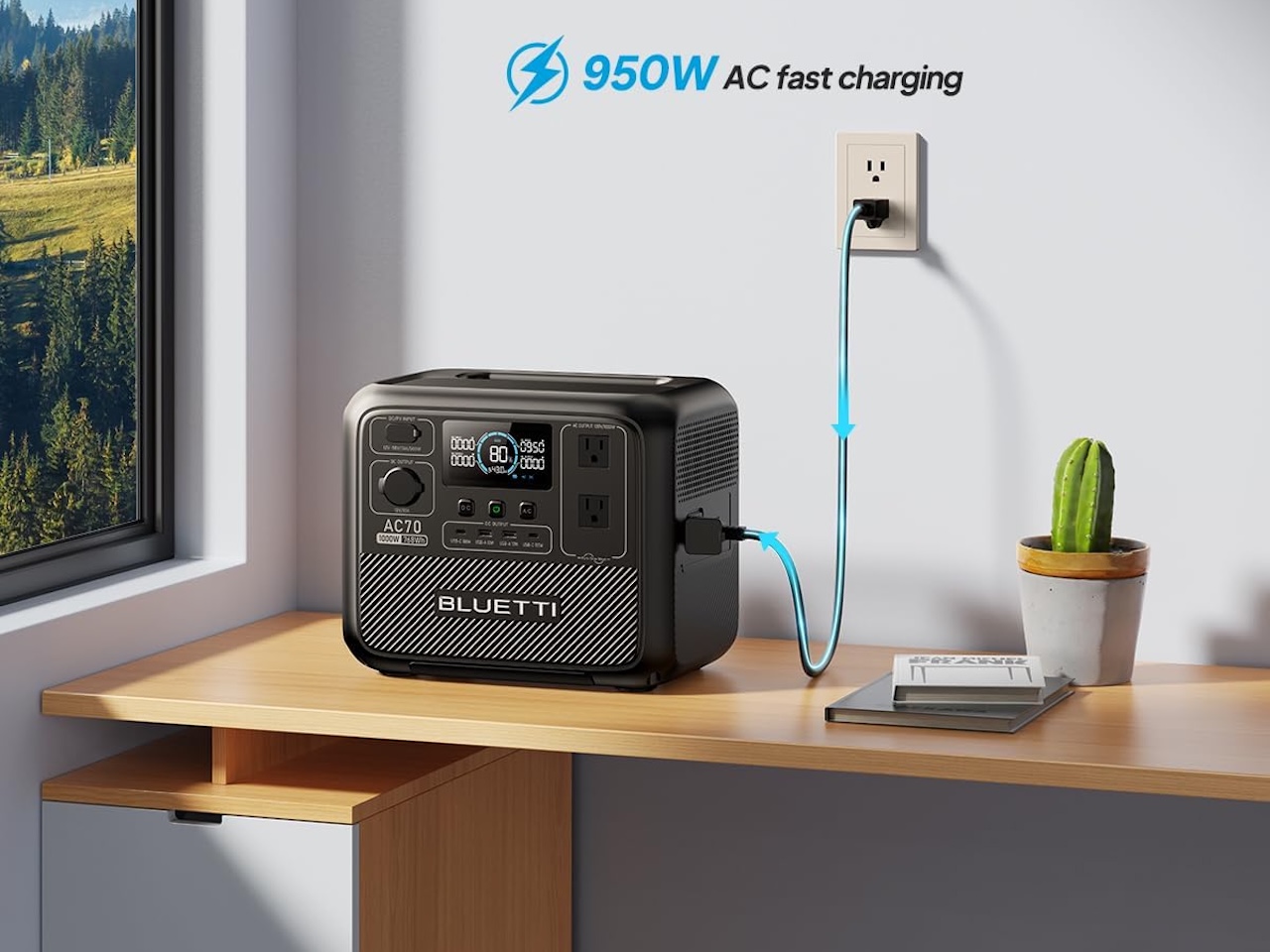 BLUETTI AC70 Portable Power Station