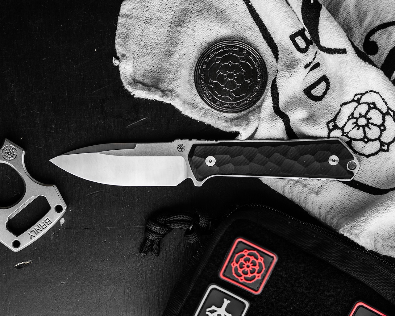 Boker Kiboku Richlite Black Rock Pattern