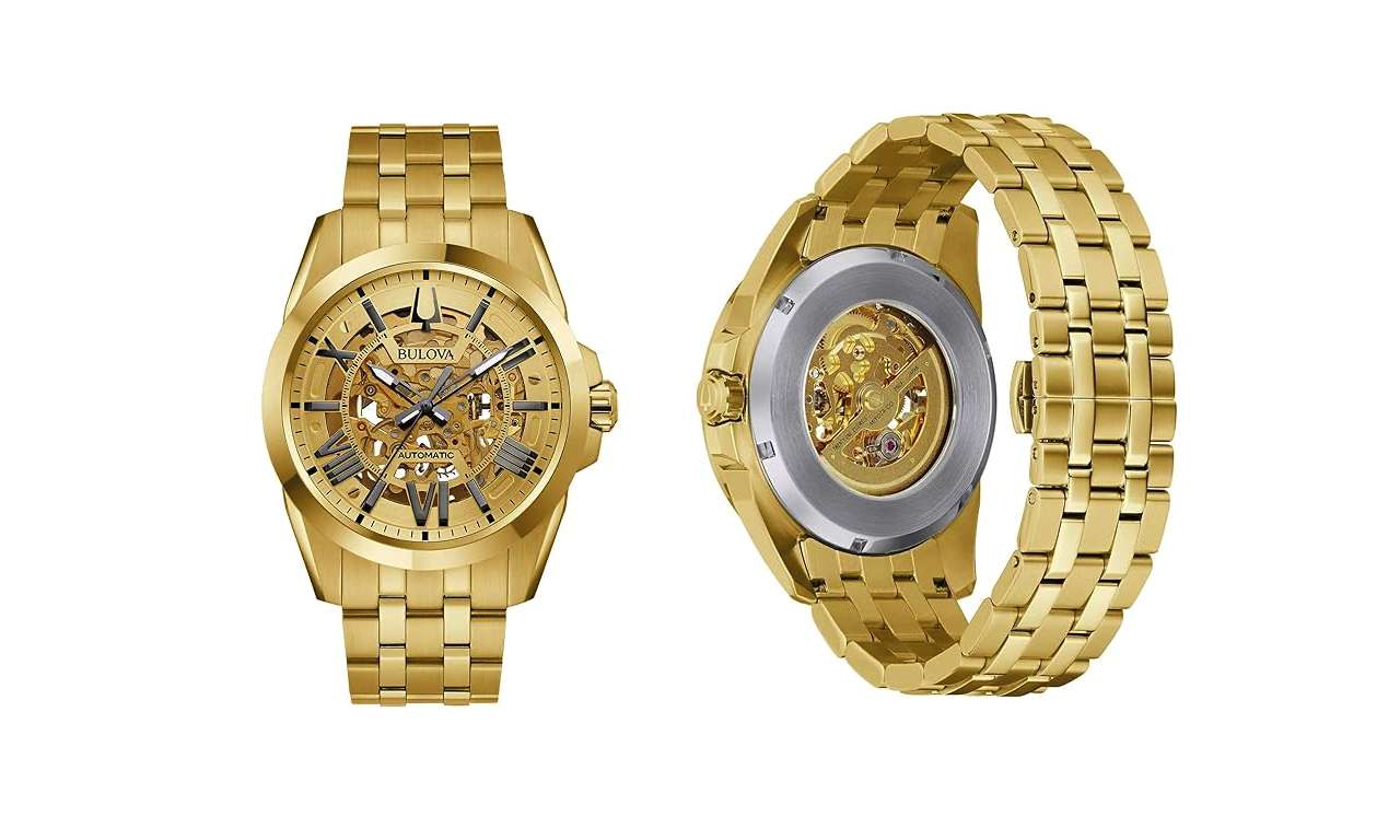 Bulova Men's Sutton Chronograph Automatic Gold-Tone Watch