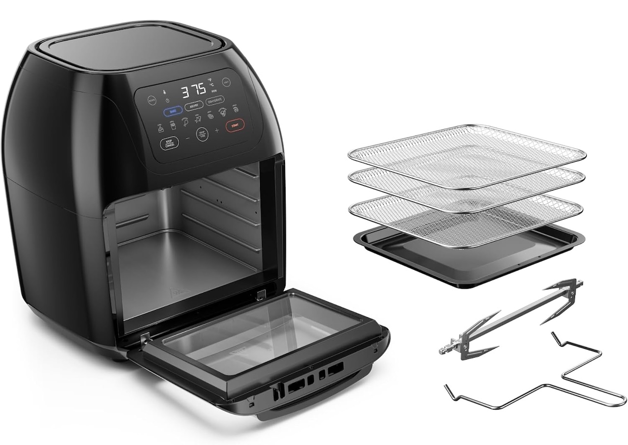 CHEFMAN Multifunctional Digital Air Fryer Rotisserie 2