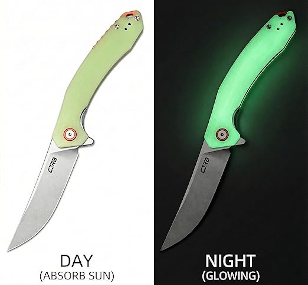 CJRB Gobi G10 Glow in the Dark Handle Folding Pocket Knife Review