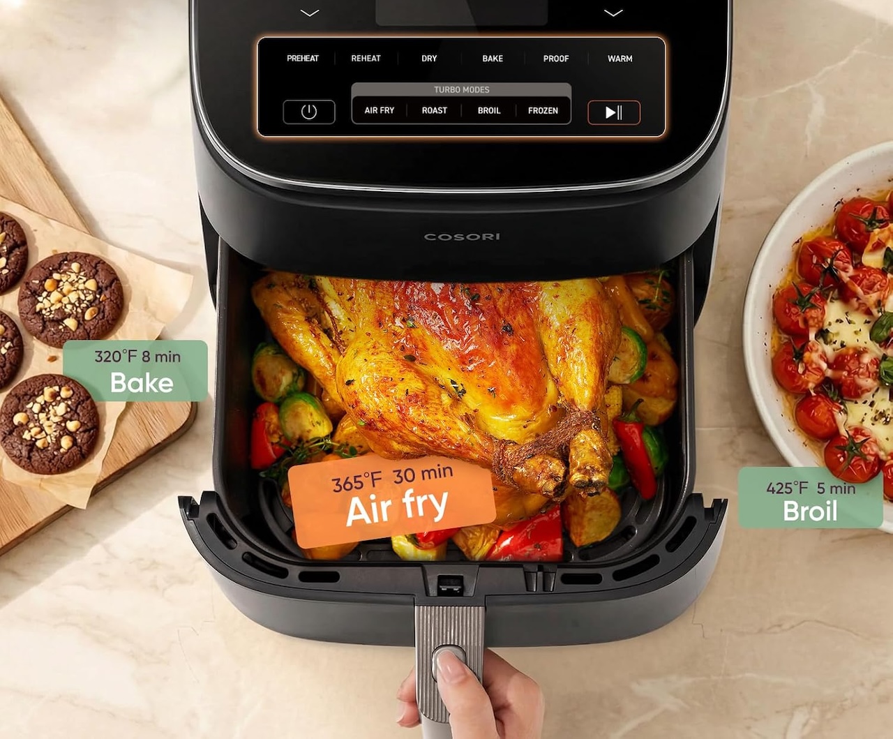 Cosori 9-in-1 TurboBlaze Air Fryer 6 Qt