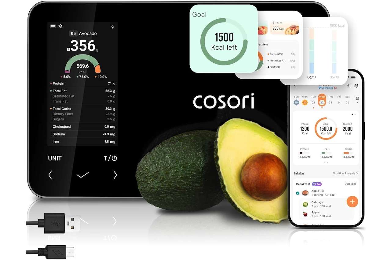 Cosori Smart Food Kitchen Scale with Nutritional Calculator
