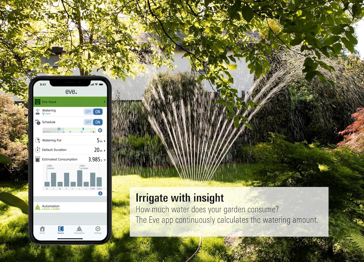 Eve Aqua Smart Water Controller for Apple Home app or Siri