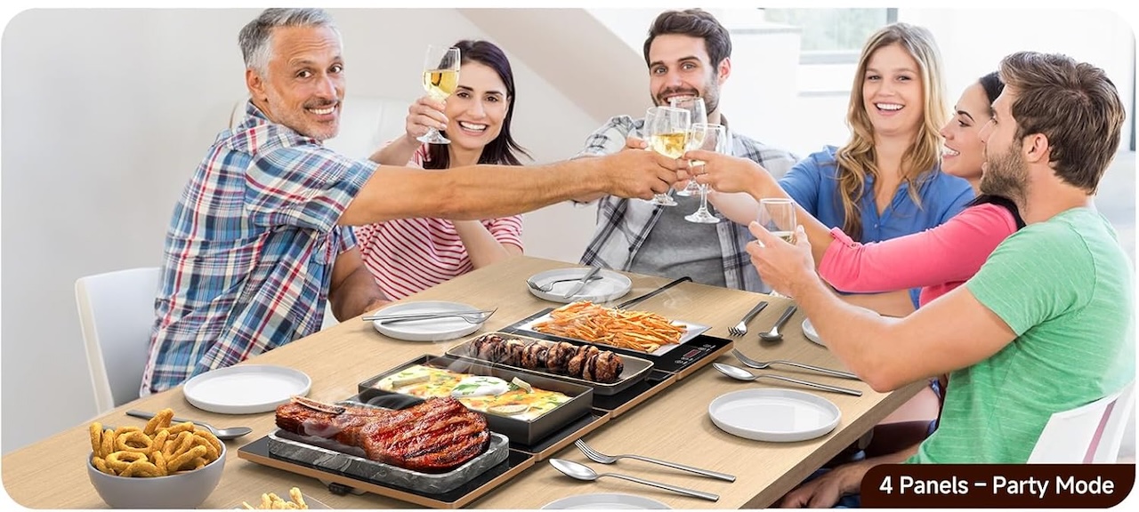 FEPPO 4-in-1 Modular Electric Warming Tray