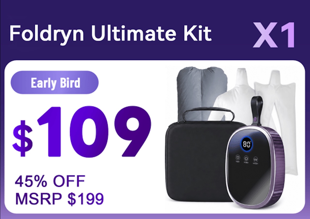 Foldryn Fast Drying & Wrinkle‑Free Kit 4