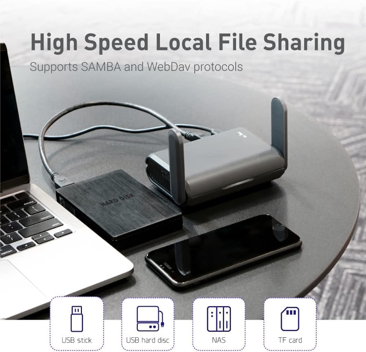 GL.iNet GL-AXT1800 (Slate AX) Portable Travel Router