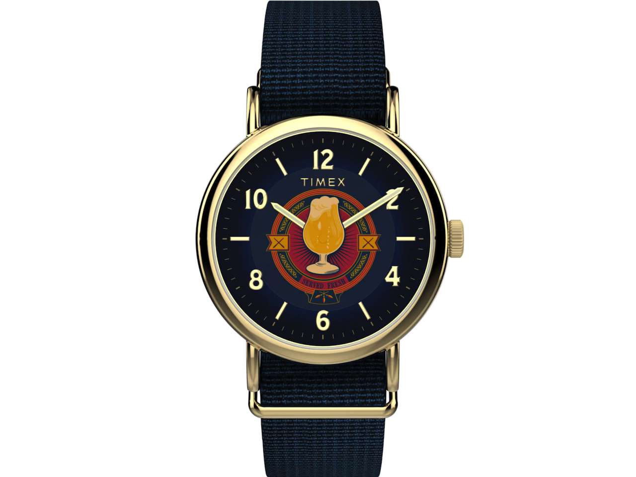 Harry Potter x Timex Weekender Butterbeer 40mm Fabric Strap Watch