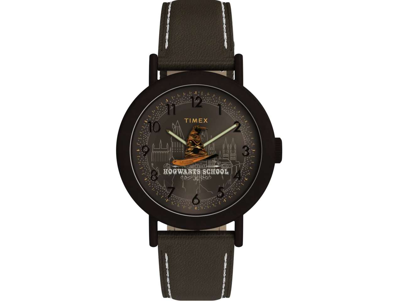 Harry Potter x Timex Weekender Sorting Hat 37mm Leather Strap Watch 2