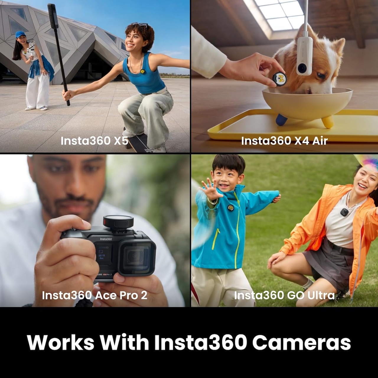 Insta360 Mic Pro Wireless Mini Lavalier Microphone A
