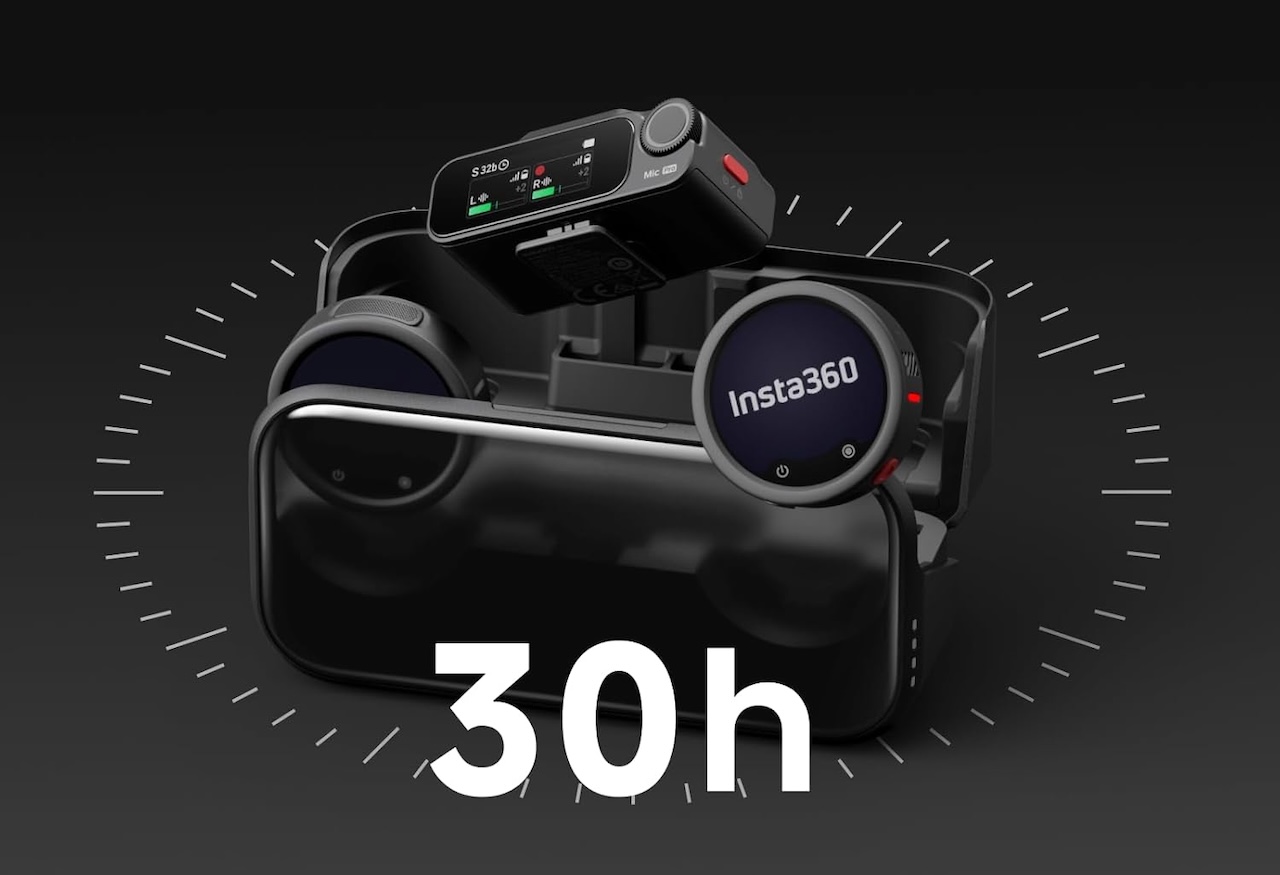 Insta360 Mic Pro Wireless Mini Lavalier Microphone Battery