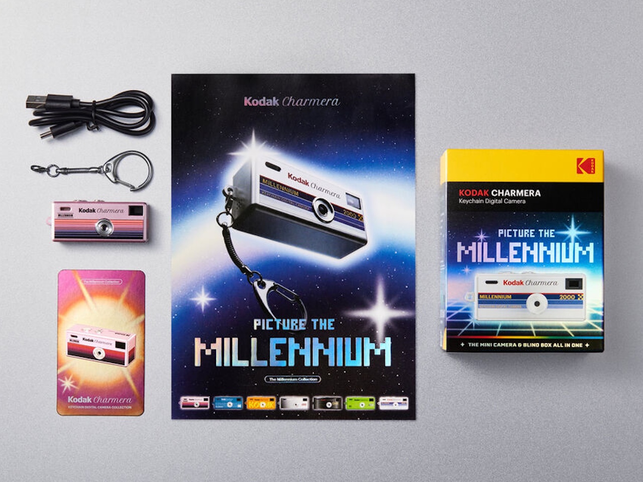 KODAK CHARMERA Keychain Digital Camera Blind Box Millennium Single Box C