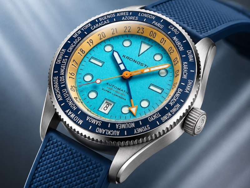 Kronosti Atlas GMT Grade 5 Titanium GMT Back Now