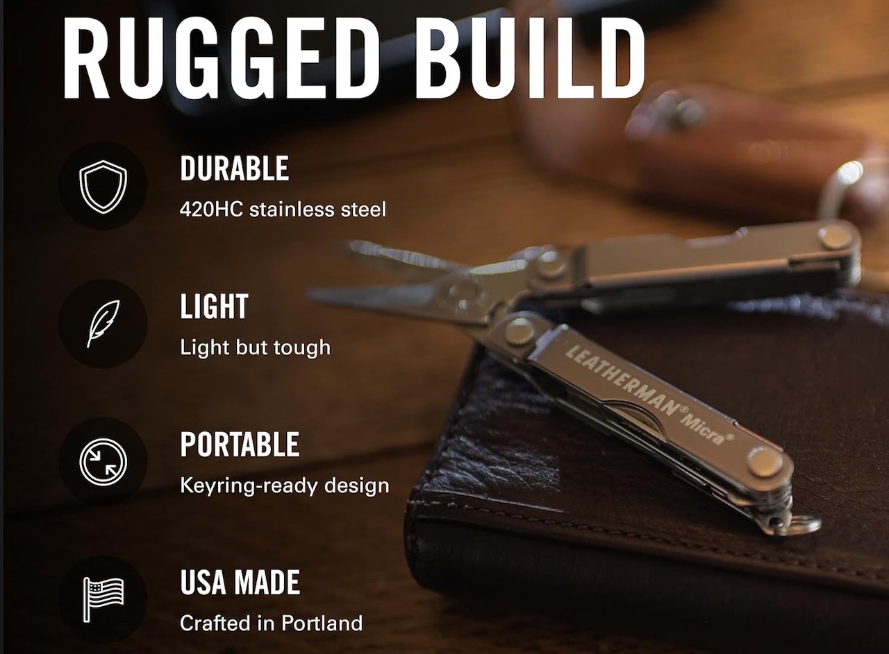 LEATHERMAN Micra Keychain Multi-tool