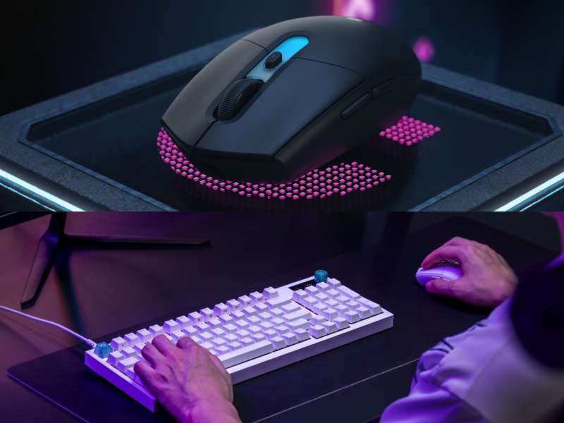 Logitech G Gaming Gear Mouse and Gamign Keyboard