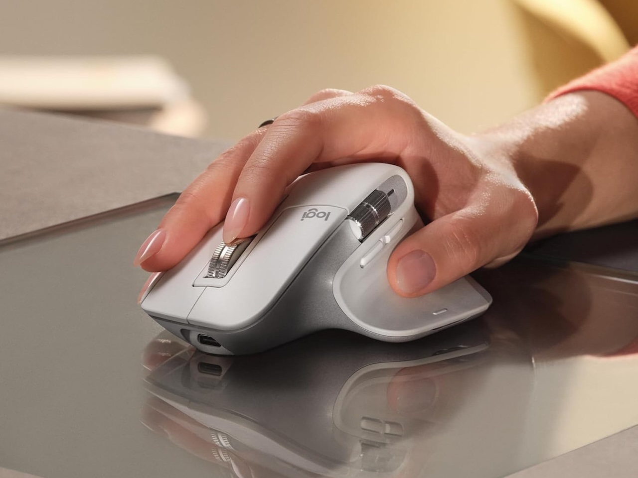 Logitech MX Master 3S Wireless Mouse Standard Edition with Logi Bolt USB Receiver