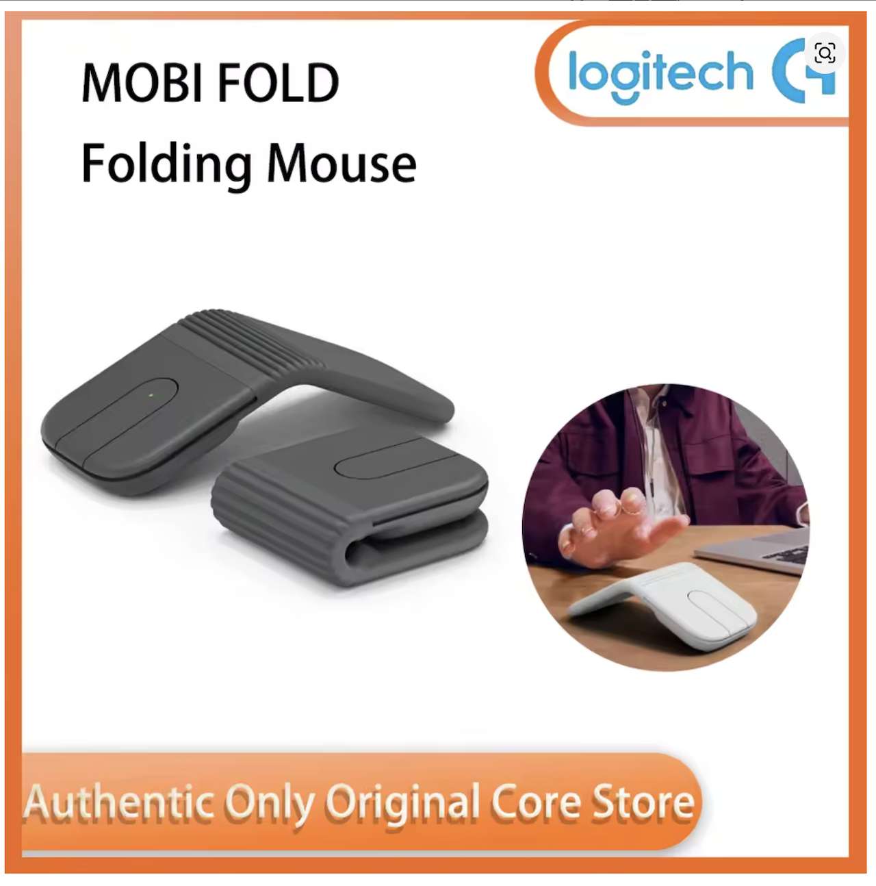 Logitech Mobi Fold Folding Mouse