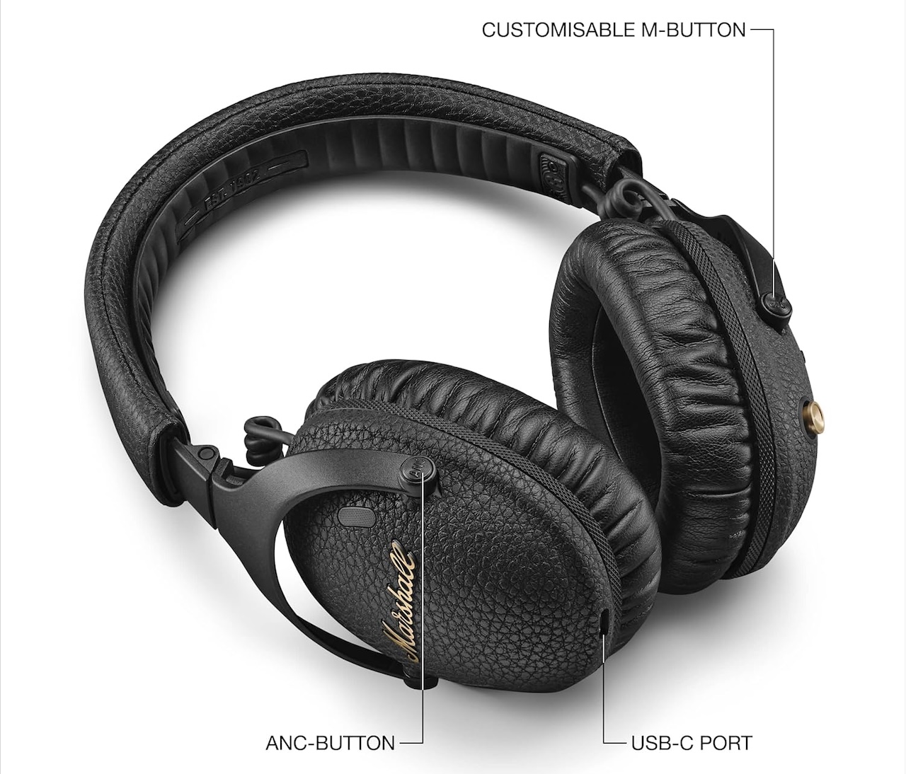 Marshall Monitor III A.N.C. Over-Ear Bluetooth Headphones Specs