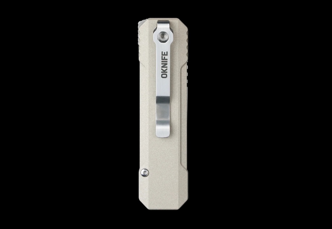 OKNIFE LK Folding Knife with Rechargeable Flashlight & RGB Light Availability