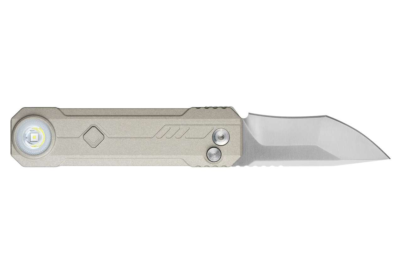 OKNIFE LK Folding Knife with Rechargeable Flashlight & RGB Light Price