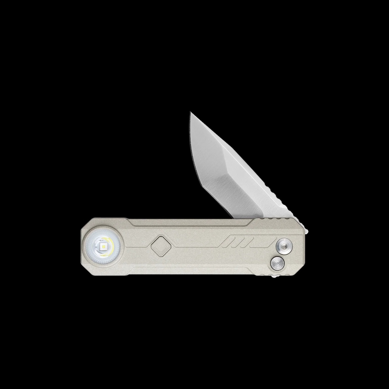 OKNIFE LK Folding Knife with Rechargeable Flashlight & RGB Light Review