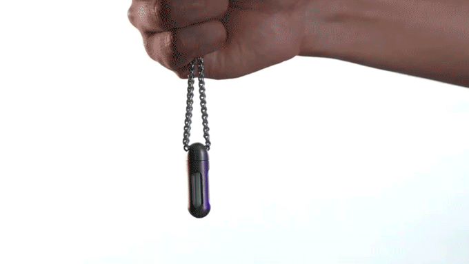 ORIONER TP01 Gr5 Titanium Capsule EDC Glow Pendant 3