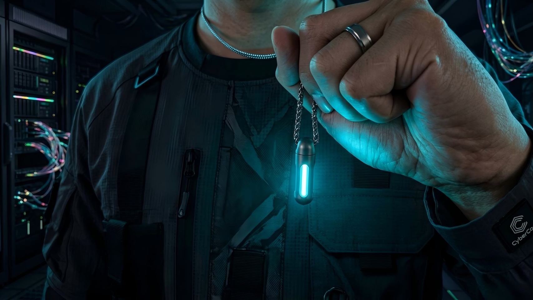 ORIONER TP01 Gr5 Titanium Capsule EDC Glow Pendant