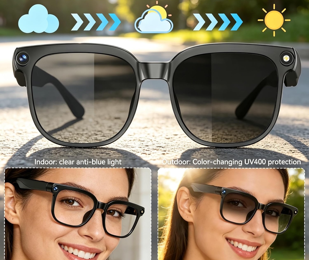 Osawalla AI Smart Glasses with Camera
