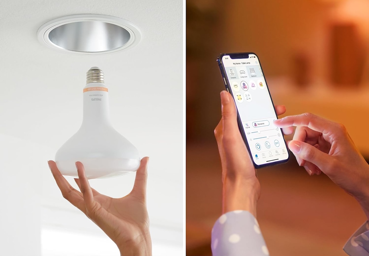 Philips Smart 65W BR30 LED Smart Light Bulb 4-Pack