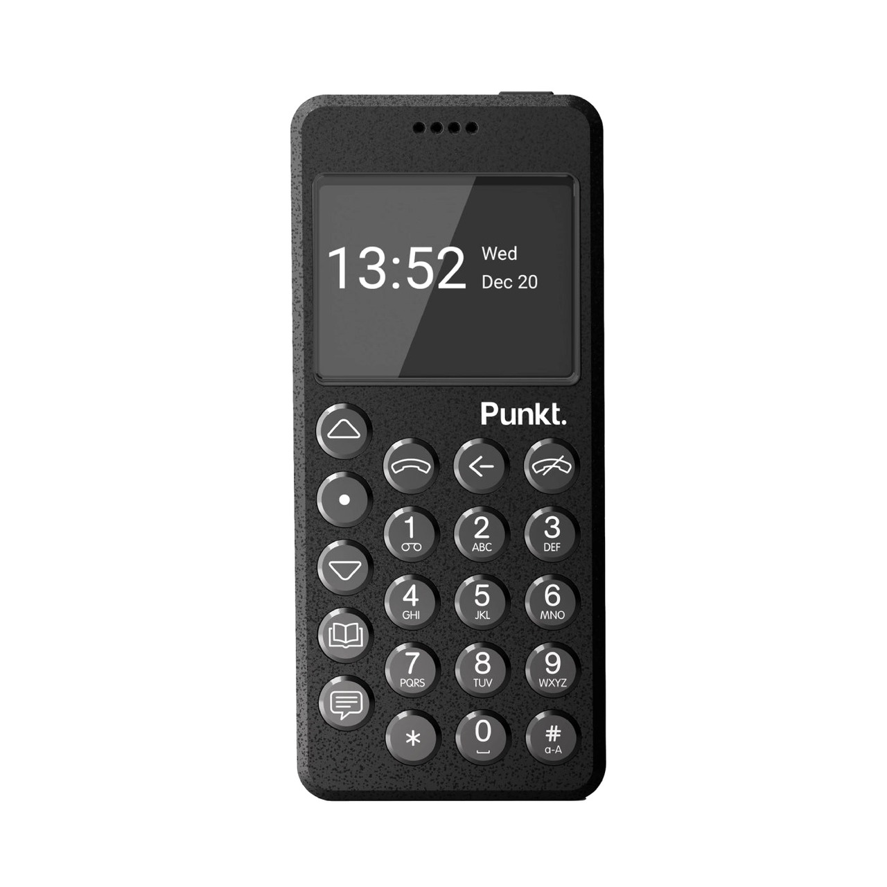 Punkt MP02 black minimalist keypad phone