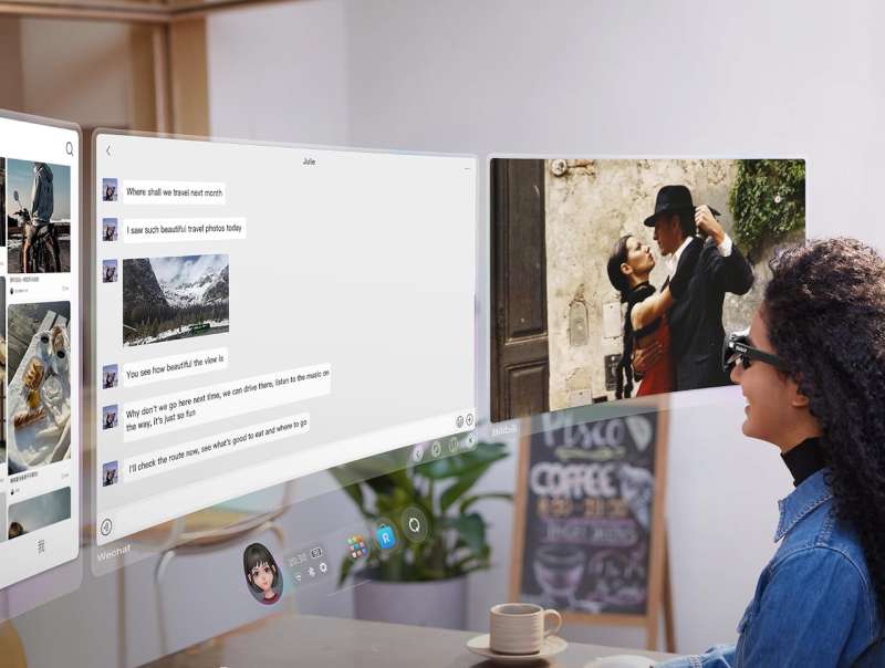 Rokid AR Spatial Video Glasses with 3-Screen Display 1
