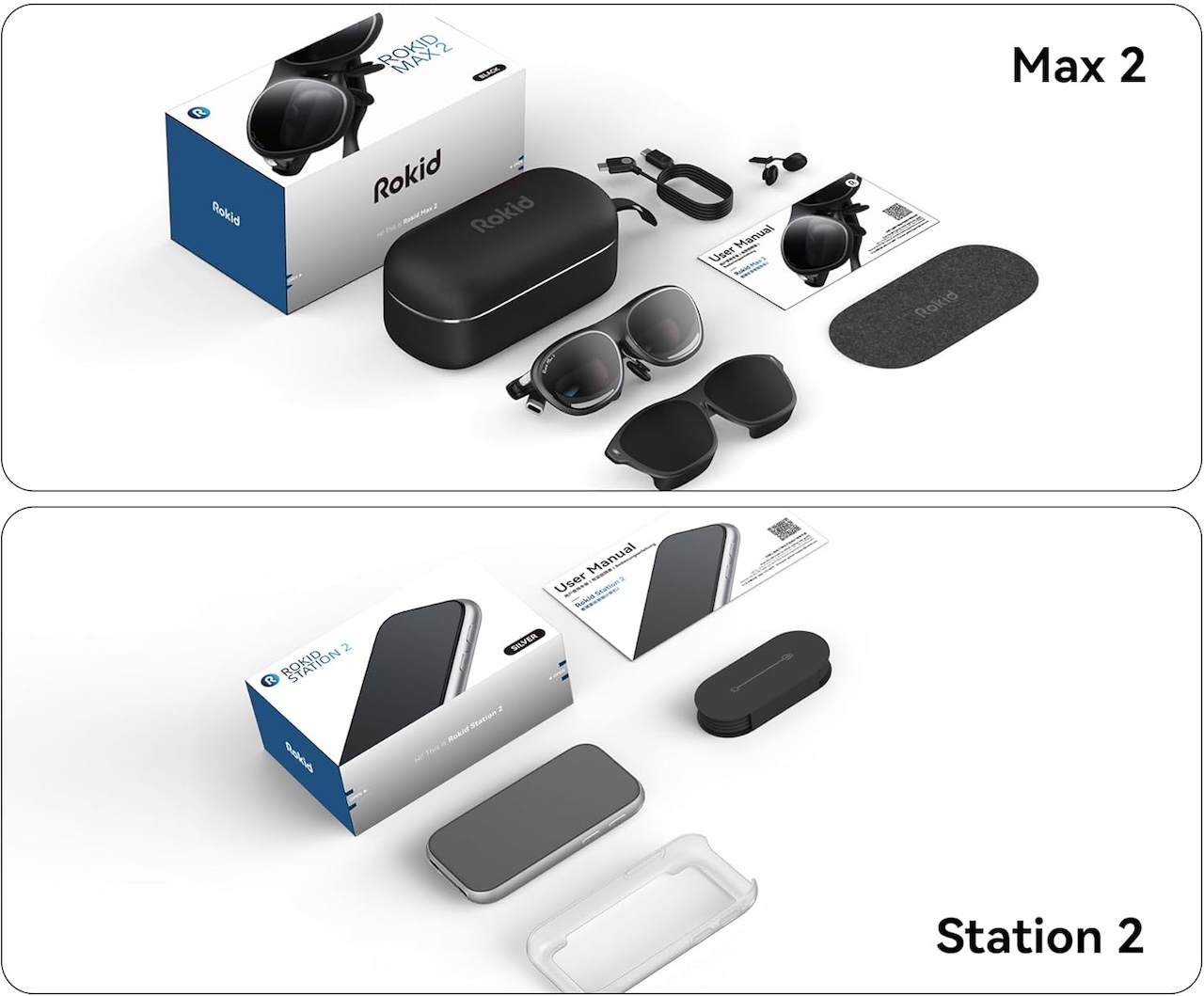 Rokid AR Spatial Video Glasses with 3-Screen Display 8
