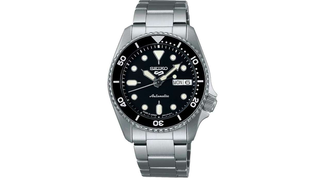 SEIKO 5 Sports Automatic Black Dial 38mm Watch SRPK29