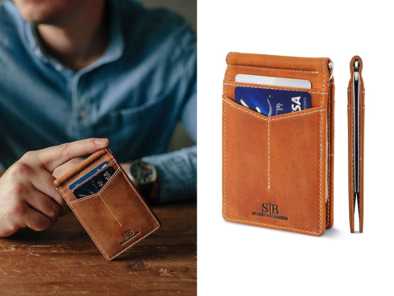 SERMAN BRANDS RFID Blocking Wallet Slim Bifold
