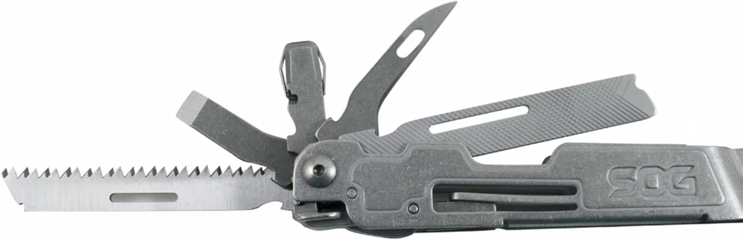 SOG PowerAccess Deluxe All-Around Heavy Duty Stainless Steel Multi-Tool w:Nylon Sheath