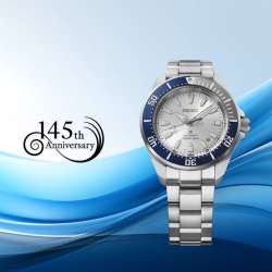 Seiko Two-Tone Seiko Blue Samurai Diver 145th Anniversary Limited Edition Watch