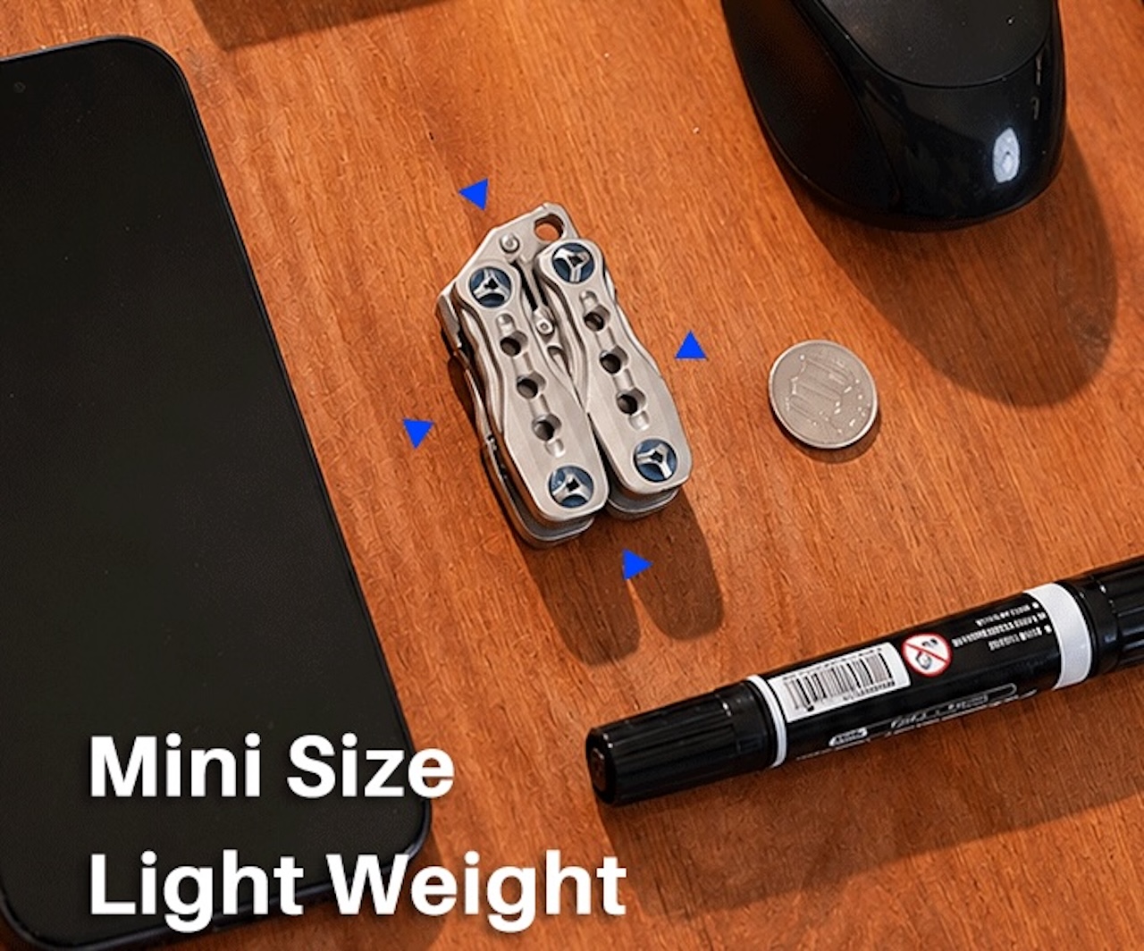 SnapTac 2601 Balisong-Inspired EDC Fidget Multi-Tool Size